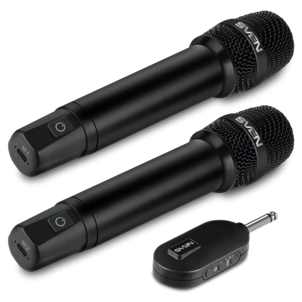 Microfon Karaoke SVEN MK-742, Fără fir, Negru