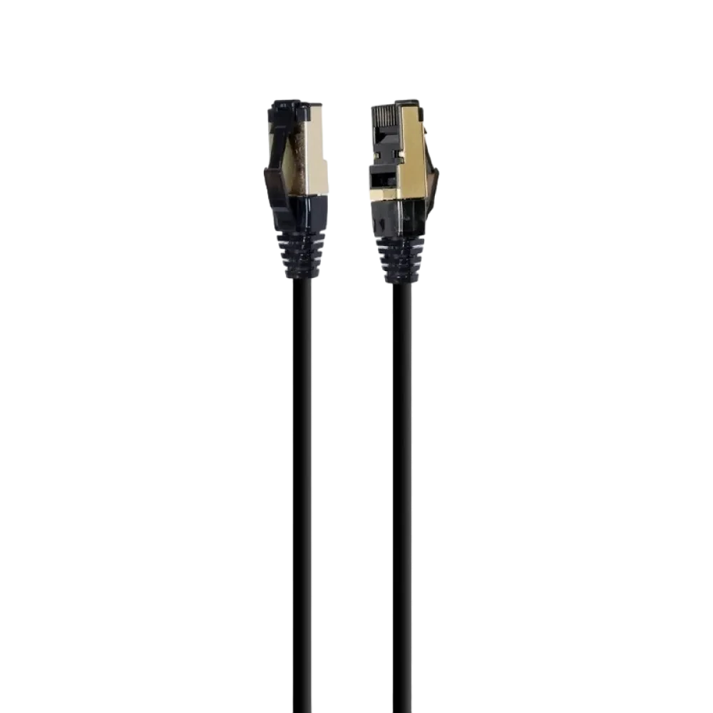 Patch cord Cablexpert PP8-LSZHCU-BK-5M, Cat8 S/FTP, 5m, Negru