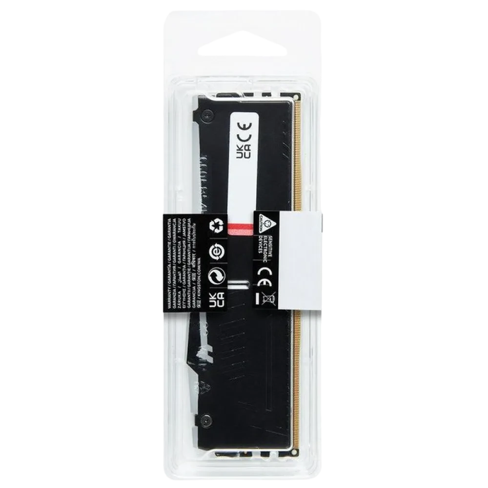 Оперативная память Kingston FURY Beast RGB, DDR5 SDRAM, 6000 МГц, 8Гб, KF560C30BBA-8