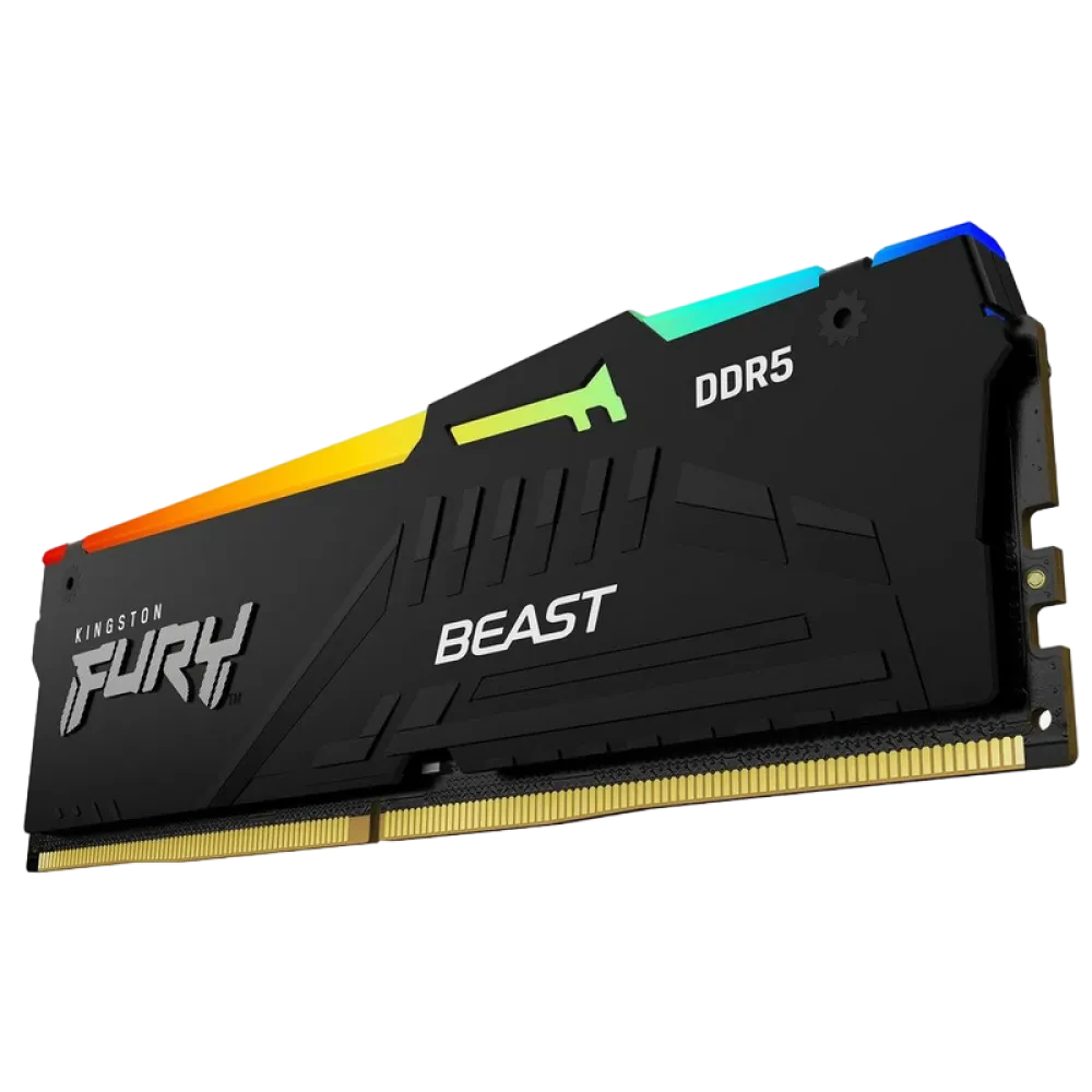 Оперативная память Kingston FURY Beast RGB, DDR5 SDRAM, 6000 МГц, 8Гб, KF560C30BBA-8