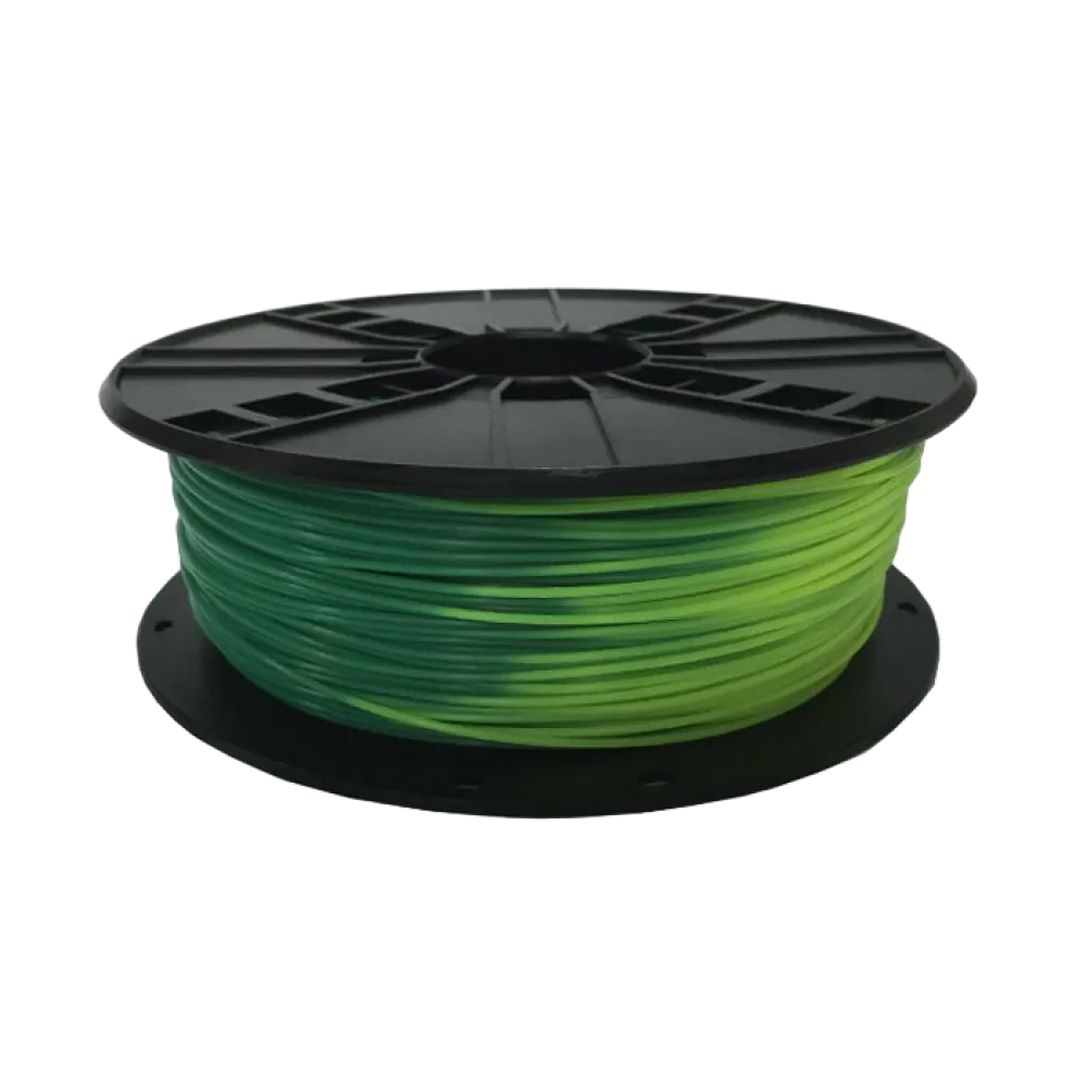 Нить для 3D-принтера Gembird 3DP-ABS1.75-01-BGYG, ABS, Зеленый | Желтый , 1.75 мм, 1 кг