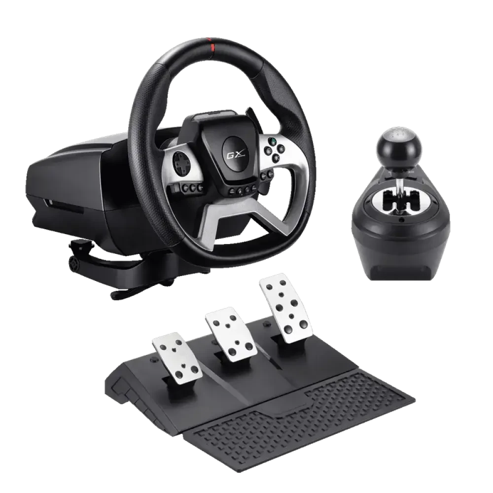 Volan Gaming Genius SpeedMaster X5 FF, Negru