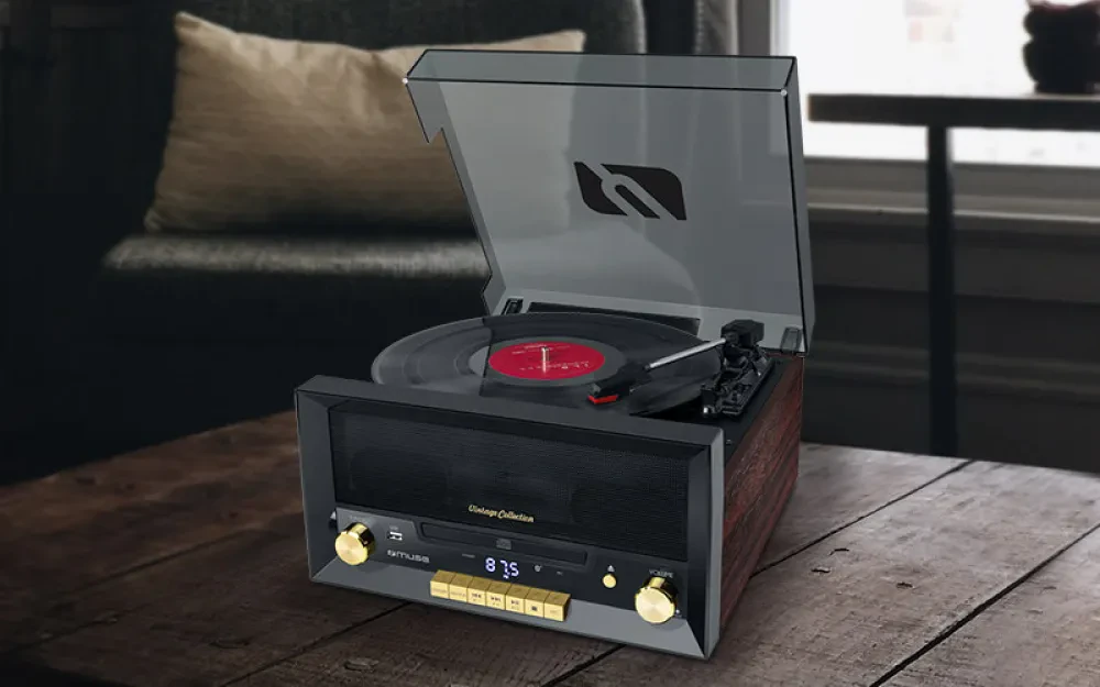 Sistem audio MUSE MT-112 W, Negru