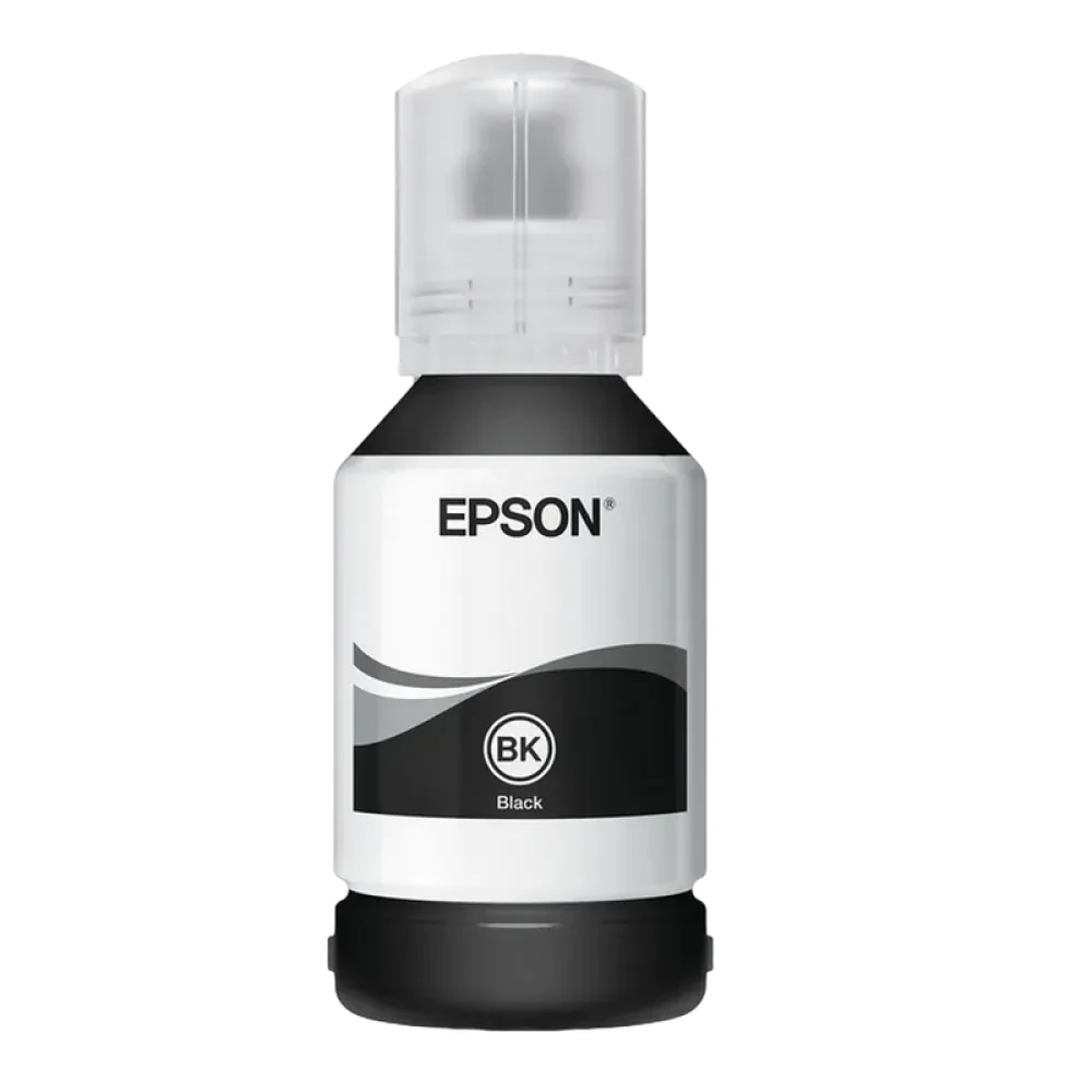 Recipient de cerneală Epson 110 EcoTank, C13T03P14A, Negru