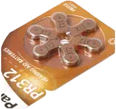 Baterii rotunde Panasonic PR-312, PR312 (PR41), 170mAh, 6buc.