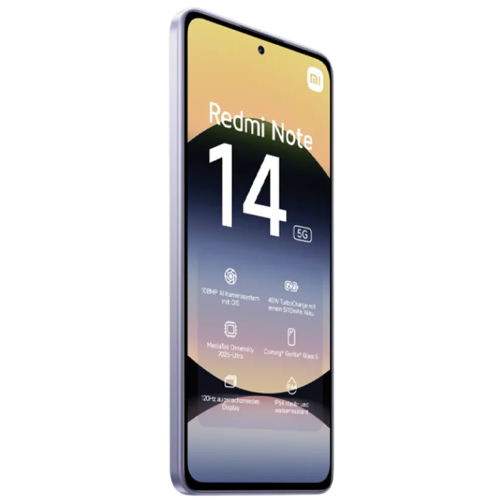 Smartphone Xiaomi Redmi Note 14 5G, 6GB/128GB, Lavender Purple
