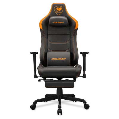 Scaun Gaming Cougar Armor EVO S, PU Piele, Negru | Portocaliu