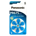 Baterii rotunde Panasonic PR-675H/6LB, PR675, 605mAh, 6buc.