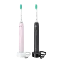 Periuța de dinți electrică sonică Philips HX3675/15, Negru | Roz