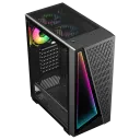 Компьютерный корпус Gamemax Prism, Midi-Tower, Без блока питания, Чёрный