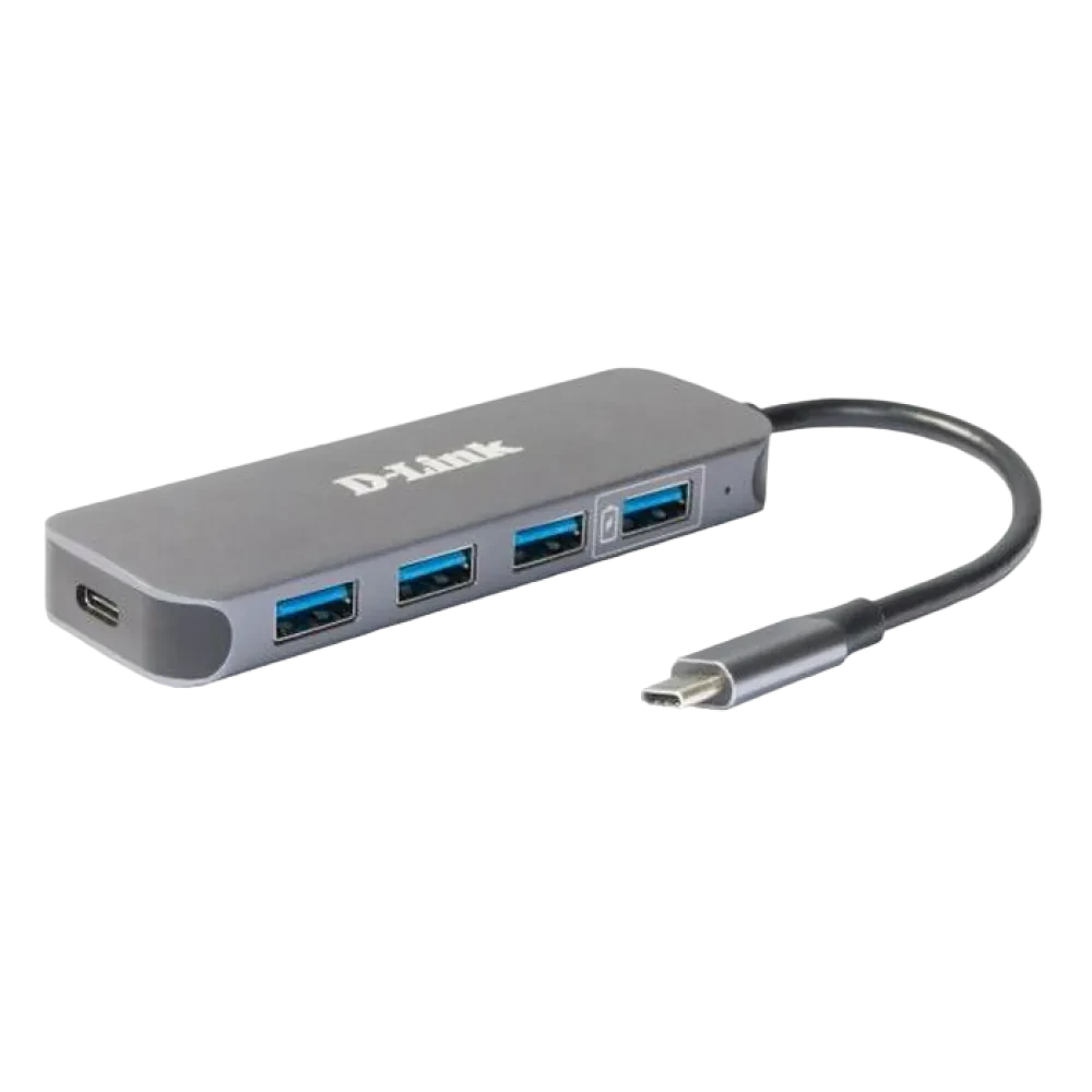 USB-концентратор D-Link DUB-2340, Серый