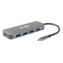 USB-концентратор D-Link DUB-2340, Серый