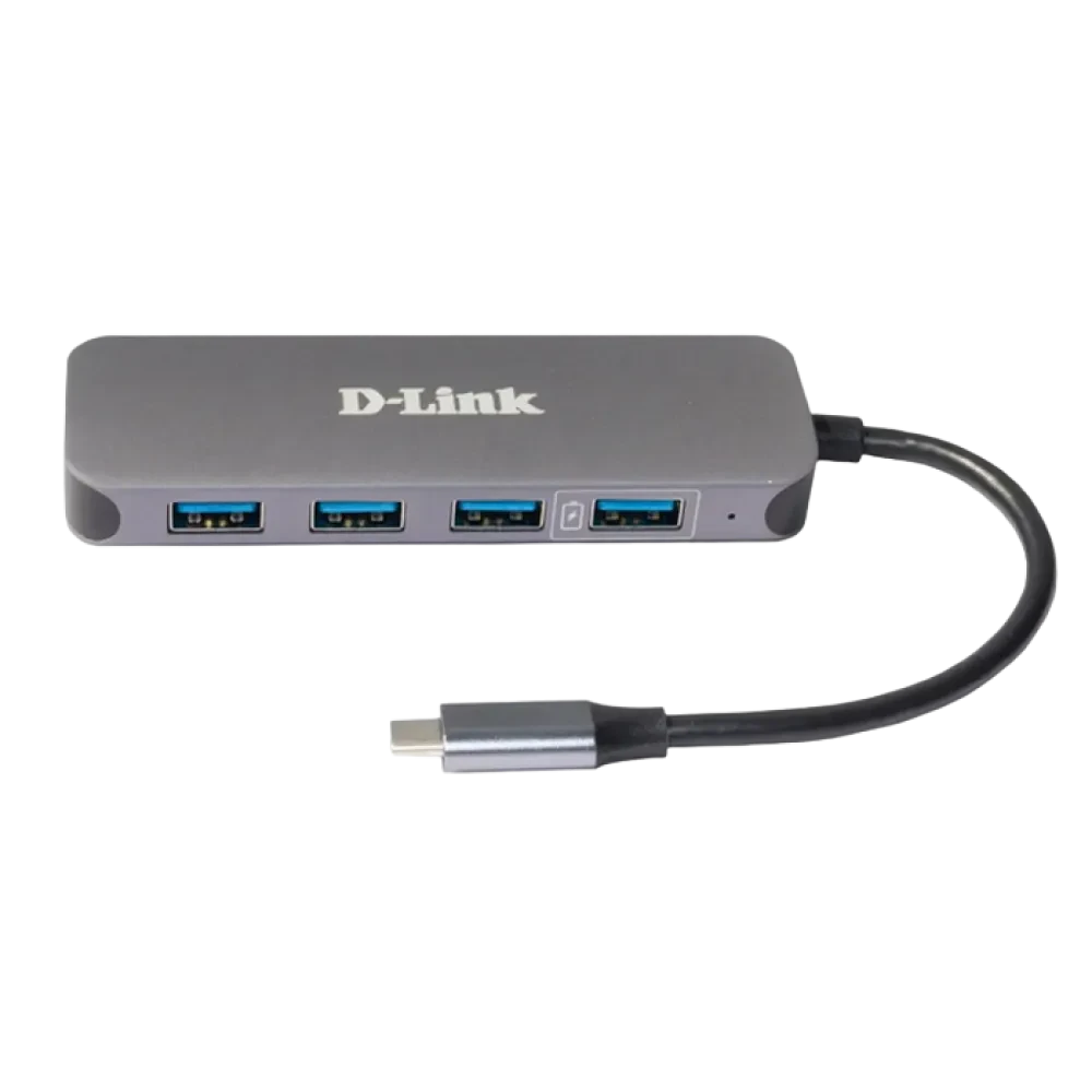 USB-концентратор D-Link DUB-2340, Серый