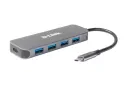 USB-концентратор D-Link DUB-2340, Серый