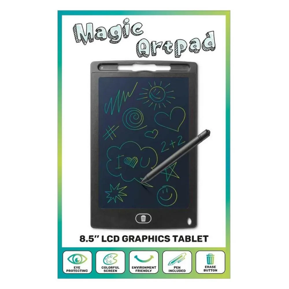 Графический планшет Cellularline LCD Writing Tablet 8.5", Чёрный