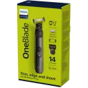 Trimmer pentru bărbați Philips OneBlade Pro 360 QP6551/15, Crom