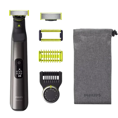 Trimmer pentru bărbați Philips OneBlade Pro 360 QP6551/15, Crom