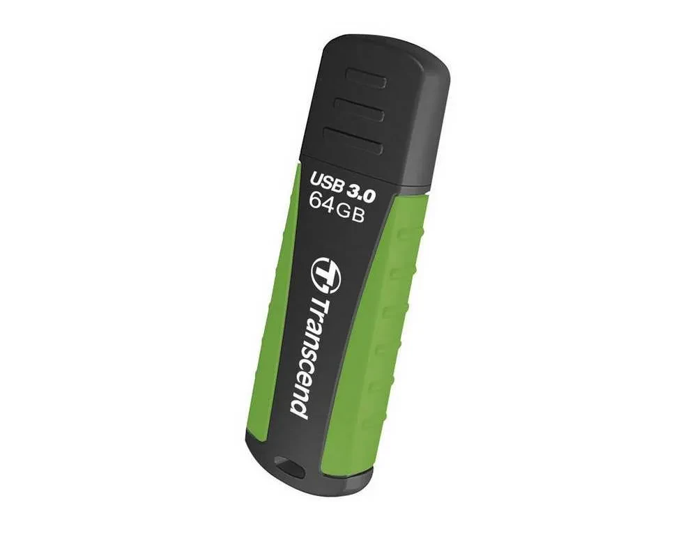 Memorie USB Transcend JetFlash 810, 64GB, Negru/Verde