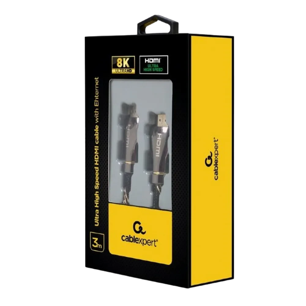 Cablu Video Cablexpert CCBP-HDMI8K-3M, HDMI (M) - HDMI (M), 3m, Multicolor
