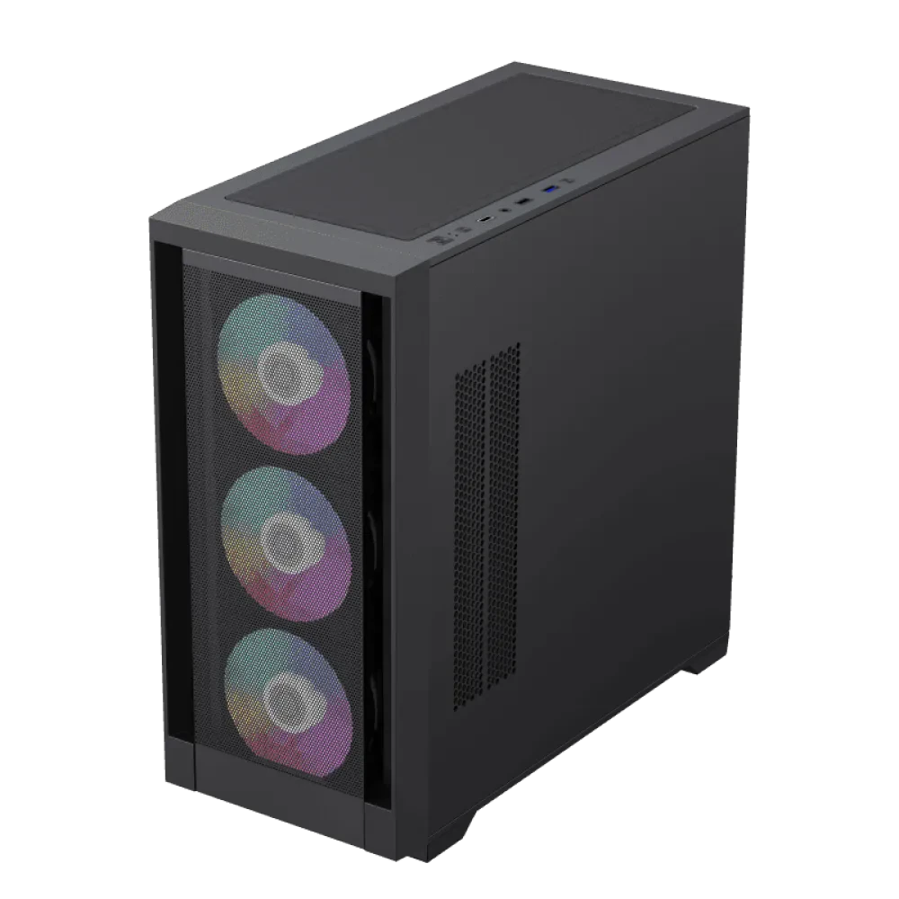 Компьютерный корпус Gamemax Defender MB, Mini-Tower, Без блока питания, Чёрный