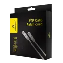Patch cord Cablexpert PPB6-5M, Cat6 FTP , 5m, Alb