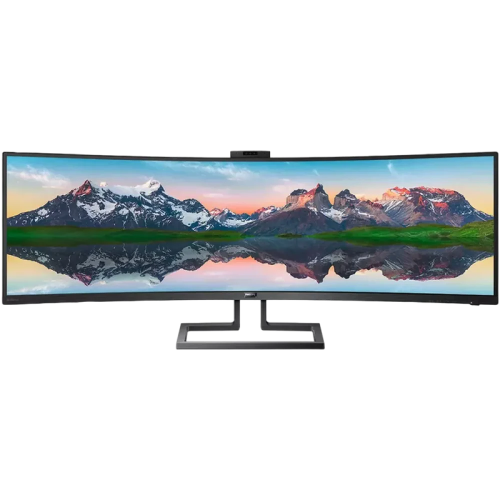 48,8" Монитор Philips 499P9H, VA 5120x1440 Dual QHD, Чёрный
