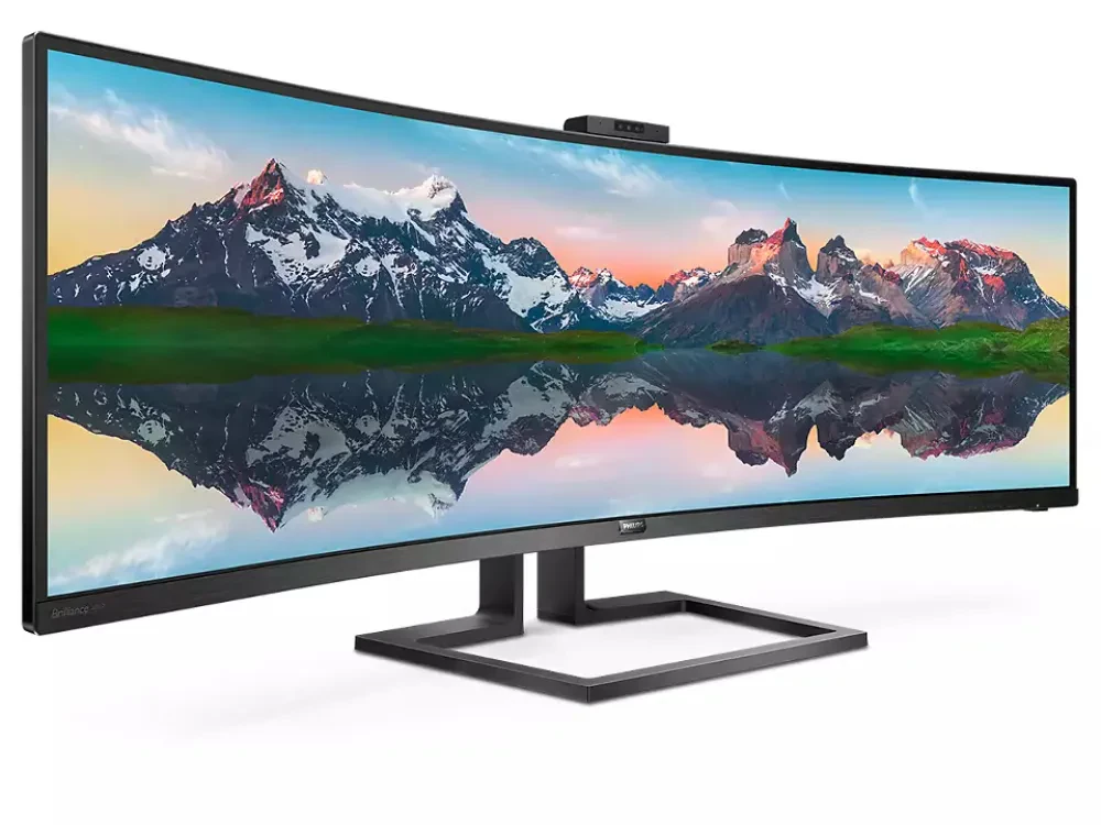 48,8" Монитор Philips 499P9H, VA 5120x1440 Dual QHD, Чёрный