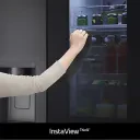 Frigider LG GSXV91MCAE, InstaView Door-in-Door™, Negru