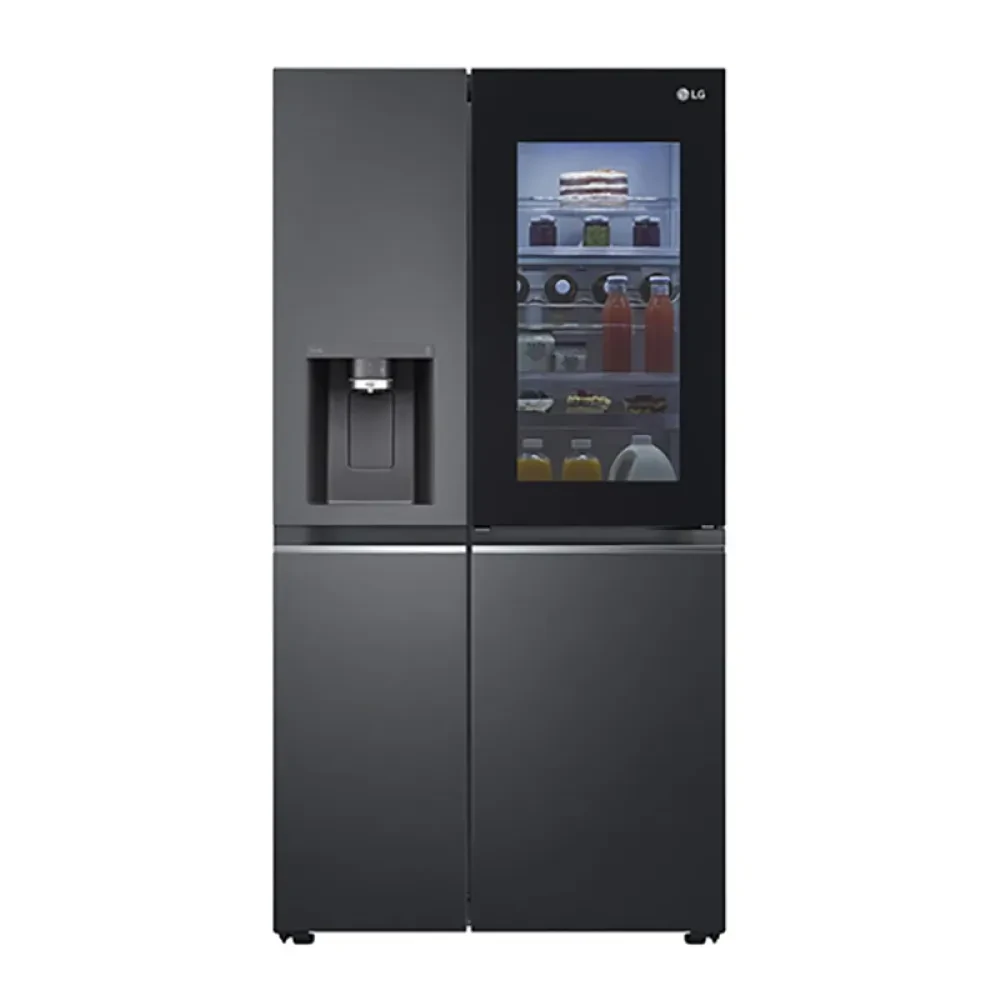 Frigider LG GSXV91MCAE, InstaView Door-in-Door™, Negru