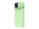 Husă Nillkin iPhone 14 Plus, CamShield Silky Silicone, Verde