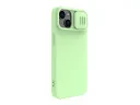 Husă Nillkin iPhone 14 Plus, CamShield Silky Silicone, Verde