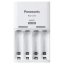 Încărcător Acumulatori Panasonic BQ-CC51E, Alb