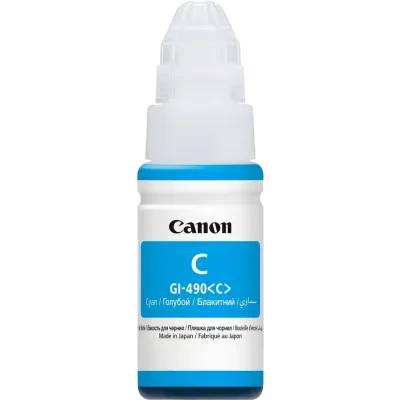 Recipient de cerneală Canon GI-490, 70ml, Cyan