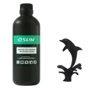 Фотополимер для 3D-печати ESUN PW100 PLA Water Washable Resin, 0.5 kg, Черный