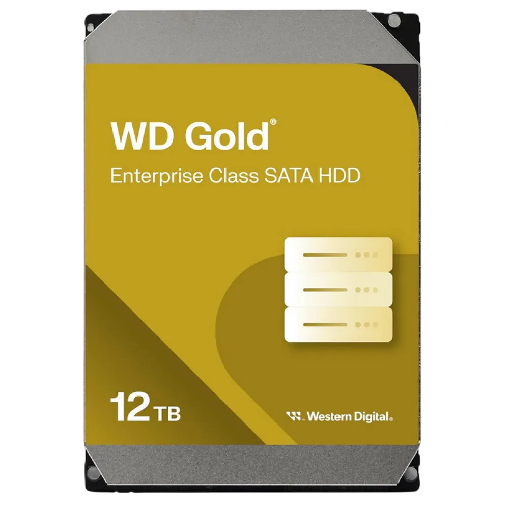 Жесткий диск Western Digital WD Gold, 3.5", 12 ТБ <WD122KRYZ>
