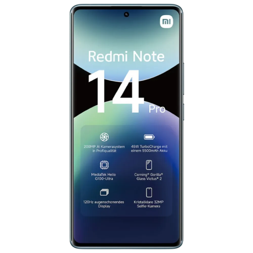 Smartphone Xiaomi Redmi Note 14 Pro 4G, 8GB/256GB, Ocean Blue