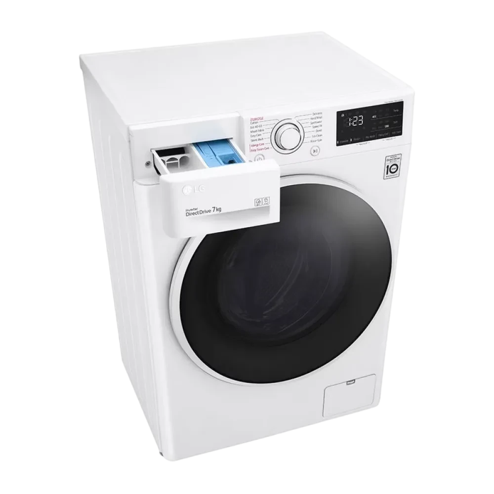 Mașină de spălat LG F2WV3S7AIDD, 7kg, Alb