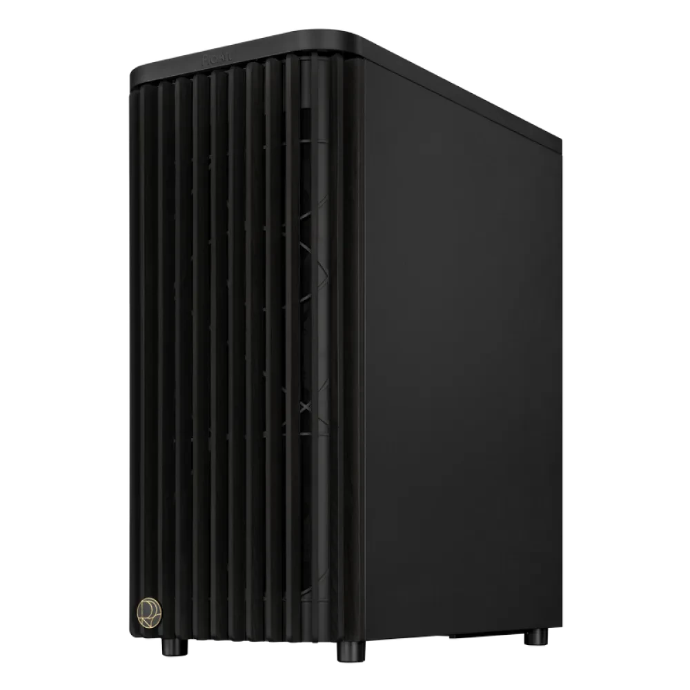 Carcasă PC ASUS ProArt PA401 Wood TG, Midi-Tower, Fără PSU, Negru
