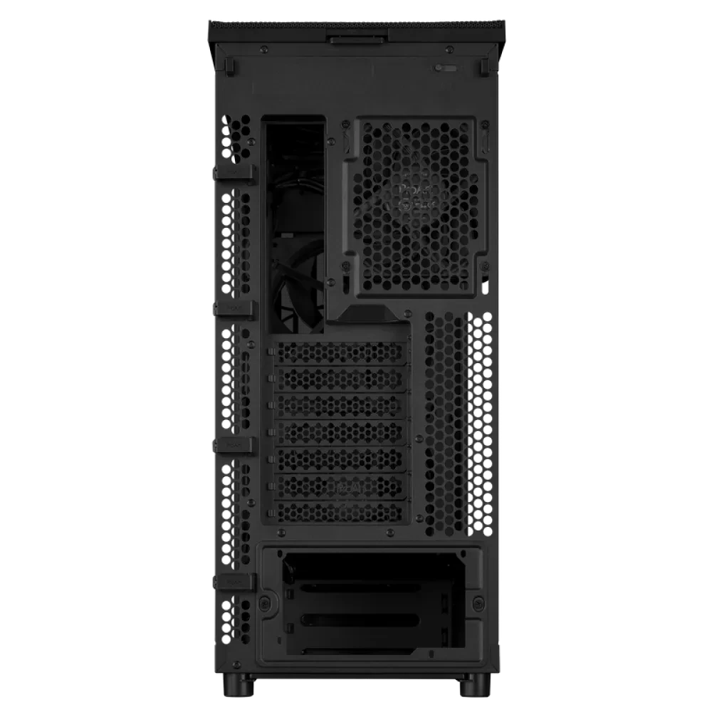 Carcasă PC ASUS ProArt PA401 Wood TG, Midi-Tower, Fără PSU, Negru