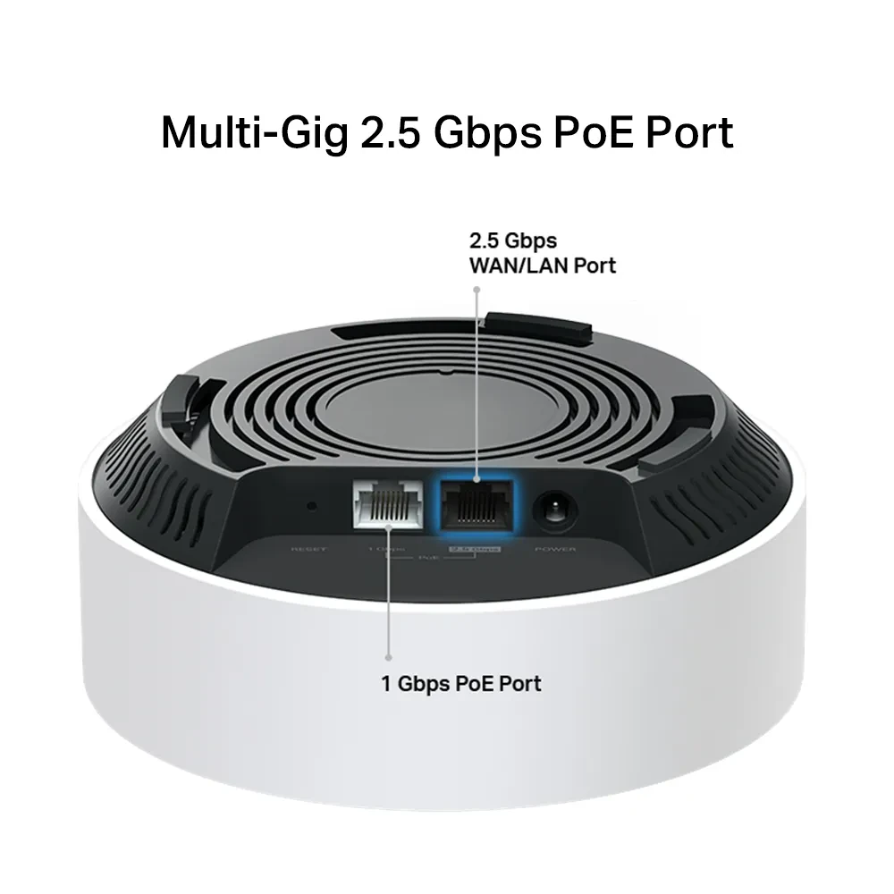 Whole-Home Mesh Dual Band Wi-Fi 6 System TP-LINK, "Deco X50-PoE(2-pack)", 3000Mbps, MU-MIMO, 2.5Gbps