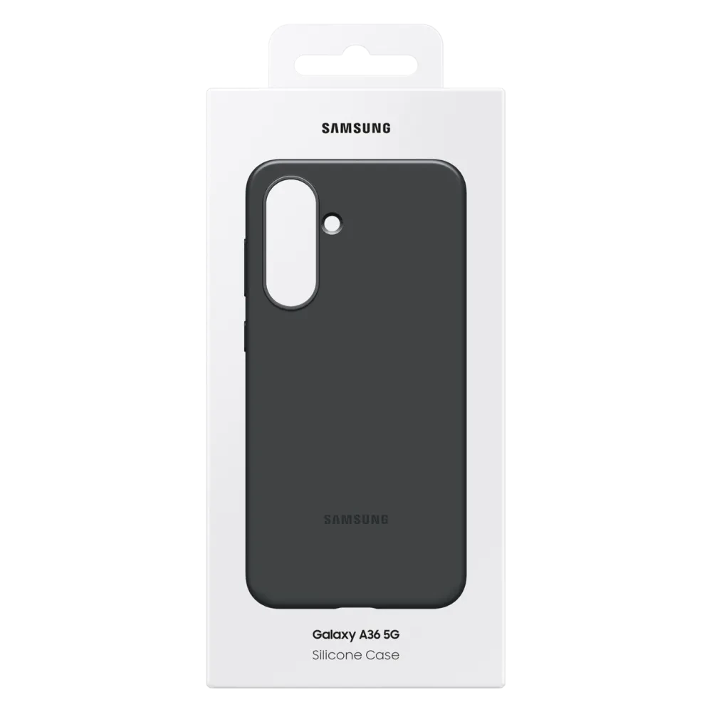 Чехол Samsung Silicone Cover для Galaxy A36, Чёрный