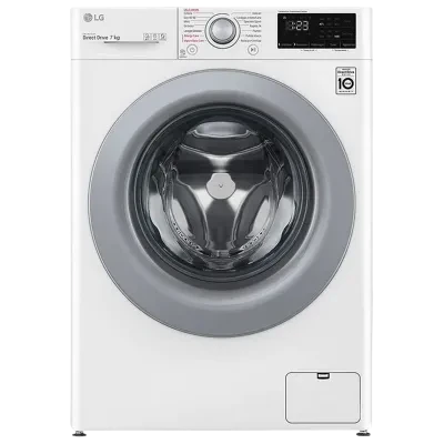 Mașină de spălat LG F2WV3S7S4E, 7kg, Alb