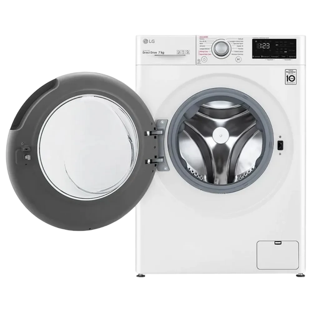 Mașină de spălat LG F2WV3S7S4E, 7kg, Alb