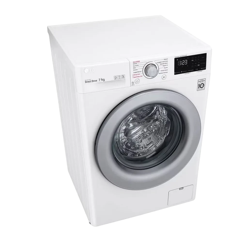Mașină de spălat LG F2WV3S7S4E, 7kg, Alb
