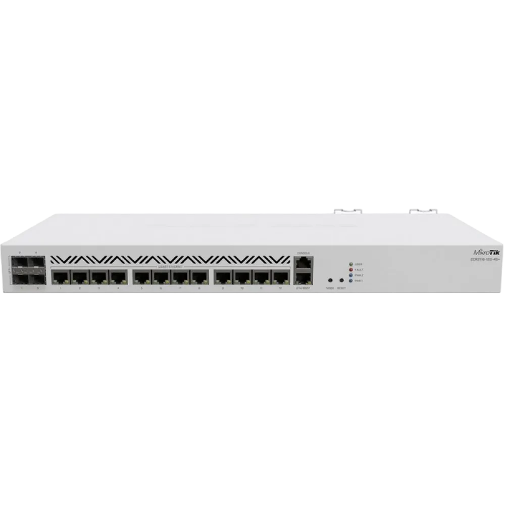 Маршрутизатор MikroTik CCR2116-12G-4S+, Белый