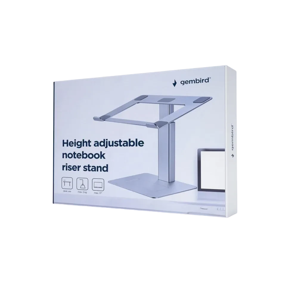 Stand pentru laptop Gembird NBS-D1-02, Argintiu