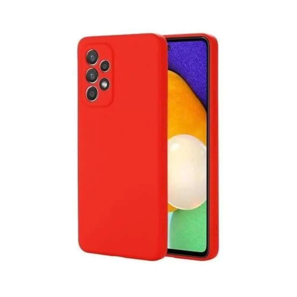 Husă Xcover Galaxy A03 - Liquid Silicone, Roșu