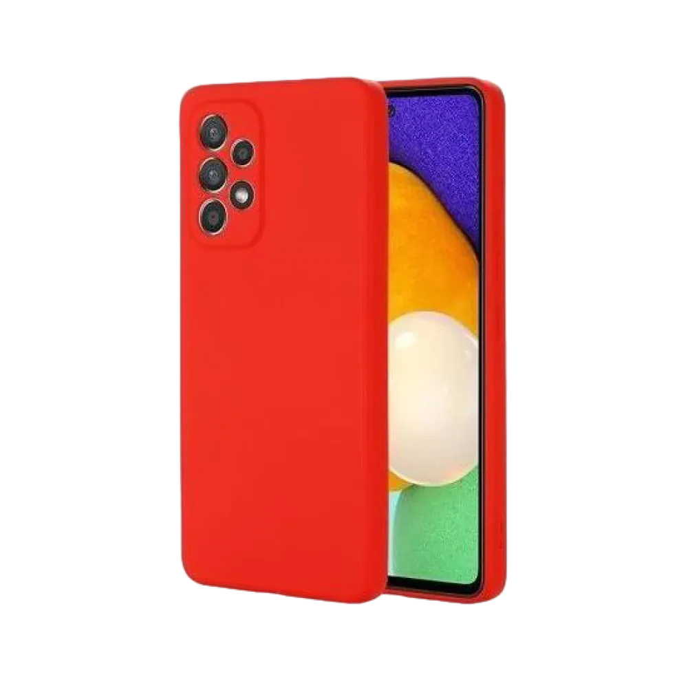 Husă Xcover Galaxy A03 - Liquid Silicone, Roșu