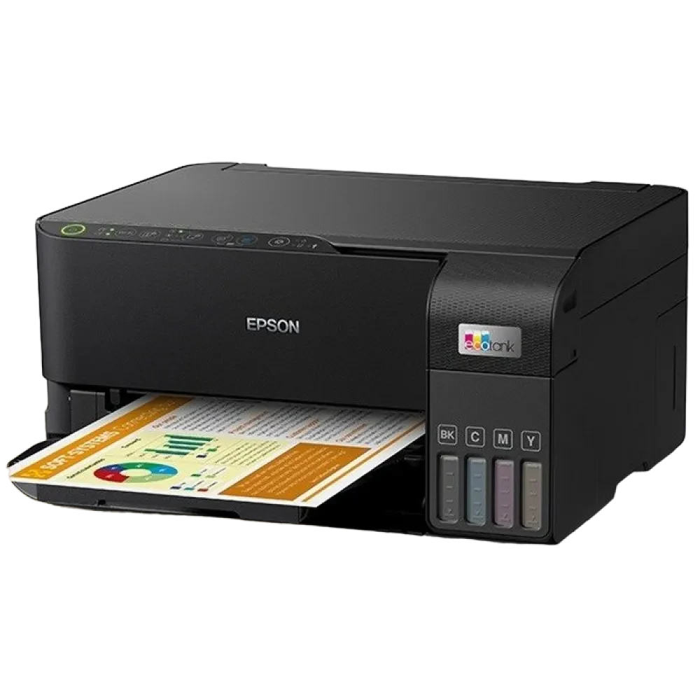 Imprimantă cu jet de cerneală Epson MFD EcoTank L3550, Negru