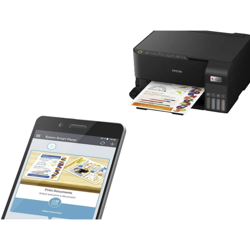 Imprimantă cu jet de cerneală Epson MFD EcoTank L3550, Negru
